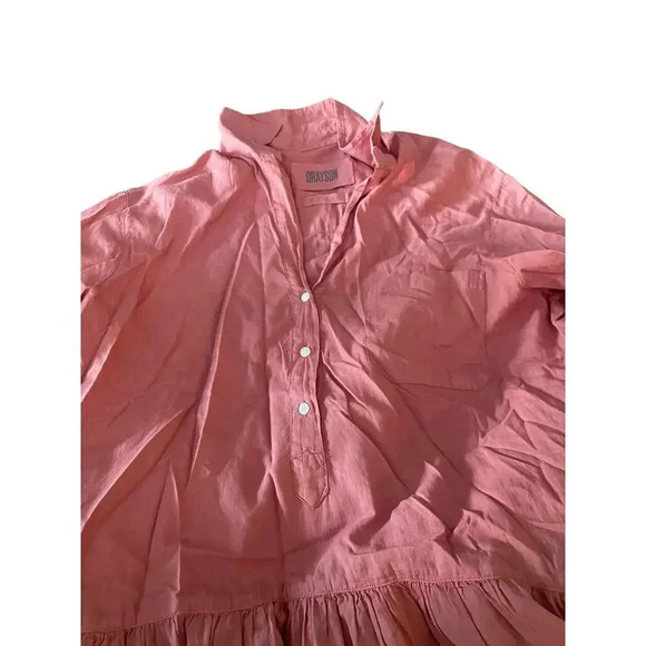 Grayson Women's Cotton The Changemaker Shirt
Dress Size 04 rosewood - Picture 3 of 4